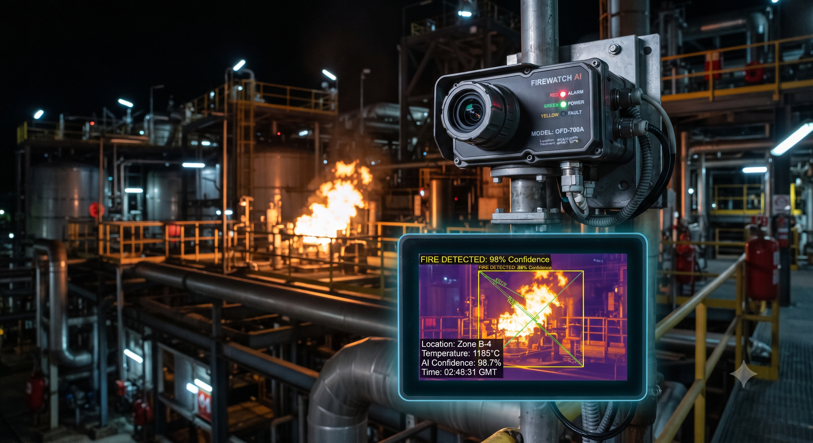Vision AI Flame Detection